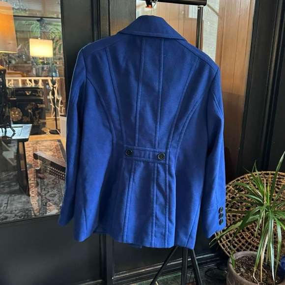 APT 9 🩵 🦋 women’s double buttoned breasted  peacoat size XL - Picture 7 of 8